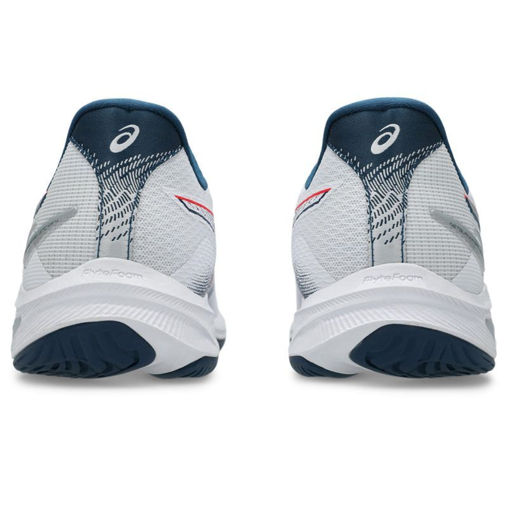 Мужские кроссовки для бадминтона/сквоша Asics Netburner Мячistic FF 4 - white/mako blue