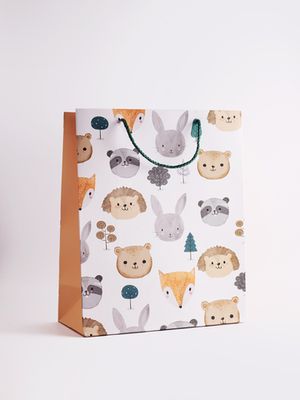 Пакет подарочный "Forest Animals" 32*26*12см