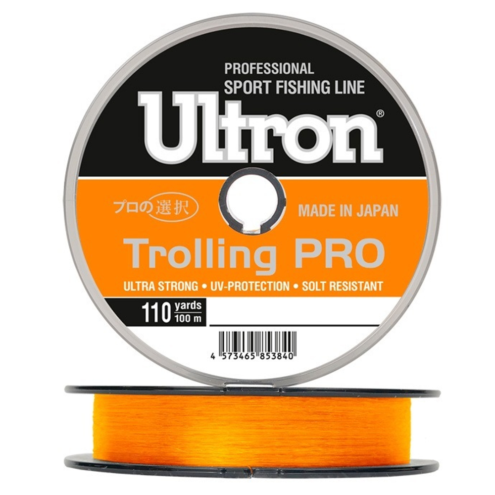 Леска ULTRON Trolling PRO 0,40 мм., 17,0 кг, оранжевая