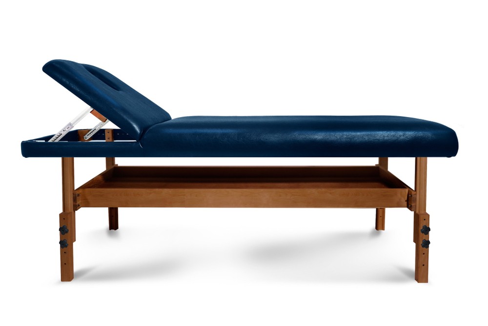 Массажный стол Relax Comfort синяя кожа