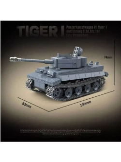 Конструктор Немецкий тяжелый танк Tiger I 503 детали