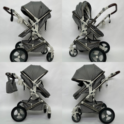 Коляска-трансформер с сумкой 2 в 1 Luxmom 518-SW