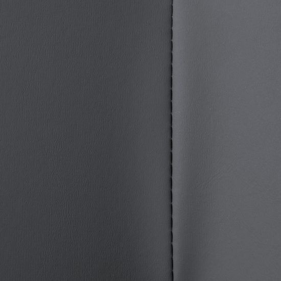 Комплект кресло HUG тёмно-серый, экокожа, шенилл с оттоманкой тёмно-серый, экокожа