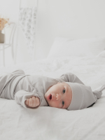 Боди Mjölk Песочный серый с длинным рукавом, уценка