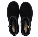 Ugg Mens Classic Ultra Mini Zip Boot Black