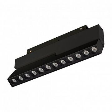 Магнитный трековый светильник LED 12W 2700-6500К 056402 черный MAG-ORIENT-DOTS-FOLD-S230-12W Day4000-MIX (BK, 30 deg, 48V, TUYA Zigbee) Arlight