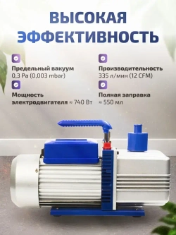 Двухступенчатый вакуумный насос МЕГЕОН 98045