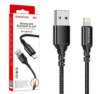 Кабель USB - Lightning BOROFONE BX54 (черный) 1м