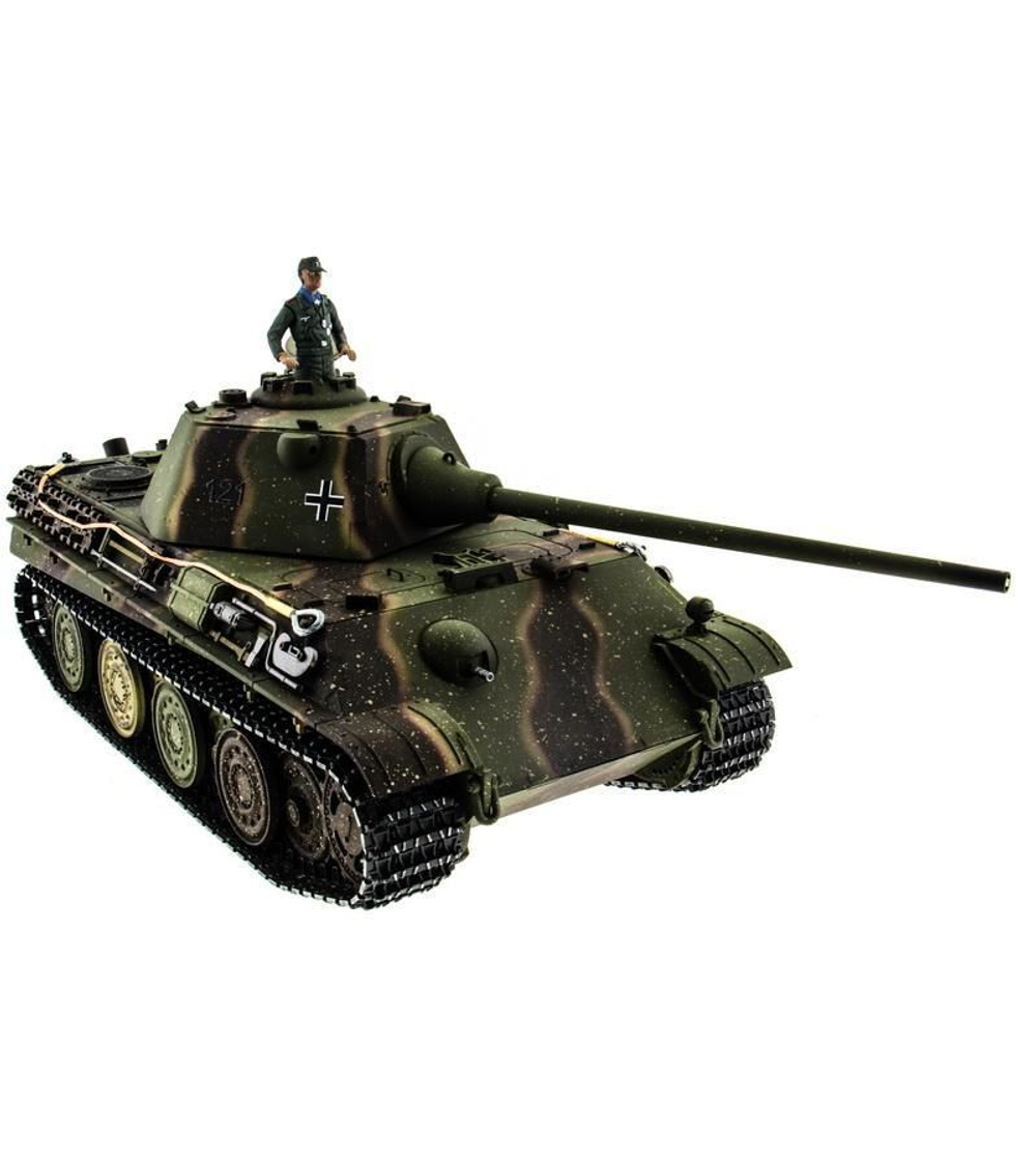 Радиоуправляемый танк Taigen 1/16 Panther type F (Германия) дым (для ИК боя) V3.0 2.4G RTR