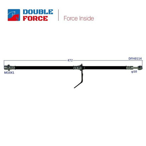 Шланг тормозной Double Force DFH0114