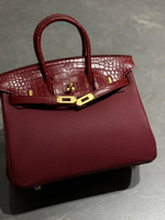 Сумка Hermes из кожи крокодила 25 см