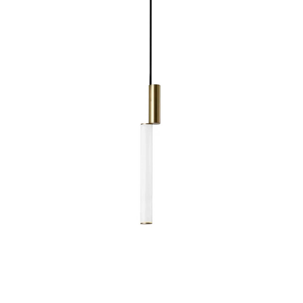 Pendant lamp  SIGNAL VERTICAL SUSPENSION by CVL Luminaires ( Gold )