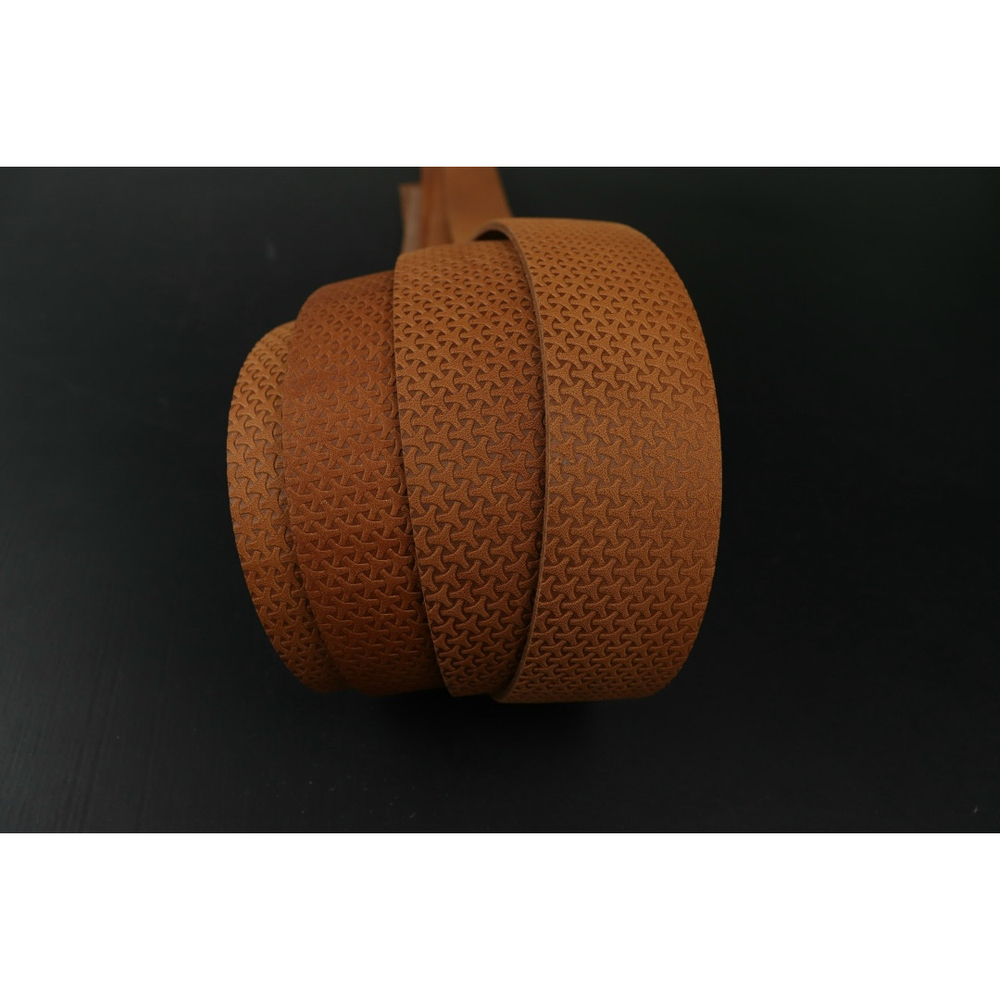 Ременная заготовка коньяк + Плита Древний узор