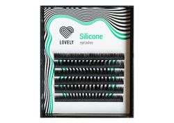 Lovely Ресницы чёрные серия "Silicone" - 6 линий - MINI (C0.10)