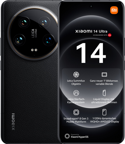Xiaomi 14 Ultra 16/512Gb Black EU + Photography Kit