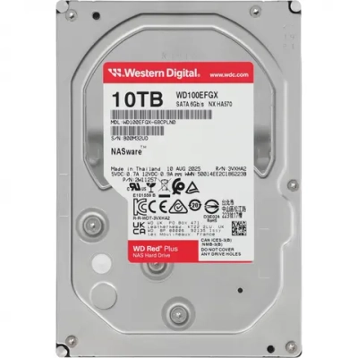 Жесткий диск WD SATA-III 10TB WD100EFGX NAS Red Plus