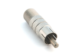 Переход RCA-штекер — F-розетка