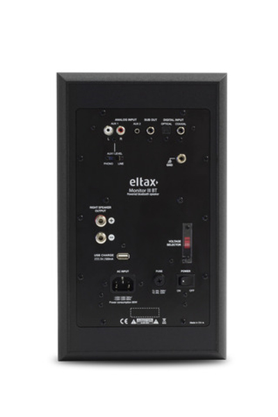 ELTAX Monitor III BT Phono active, Black, активная акустическая система
