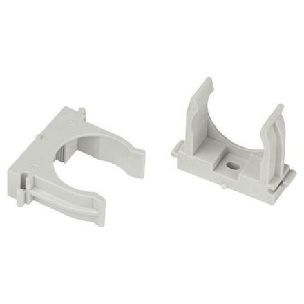 Держатель для труб (клипса) d32мм для прямого монтажа CLIP-32-G-MP сер. (уп.50шт) Эра Б0062106