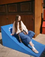 Шорты One Two Baggy Bermuda Denim синие