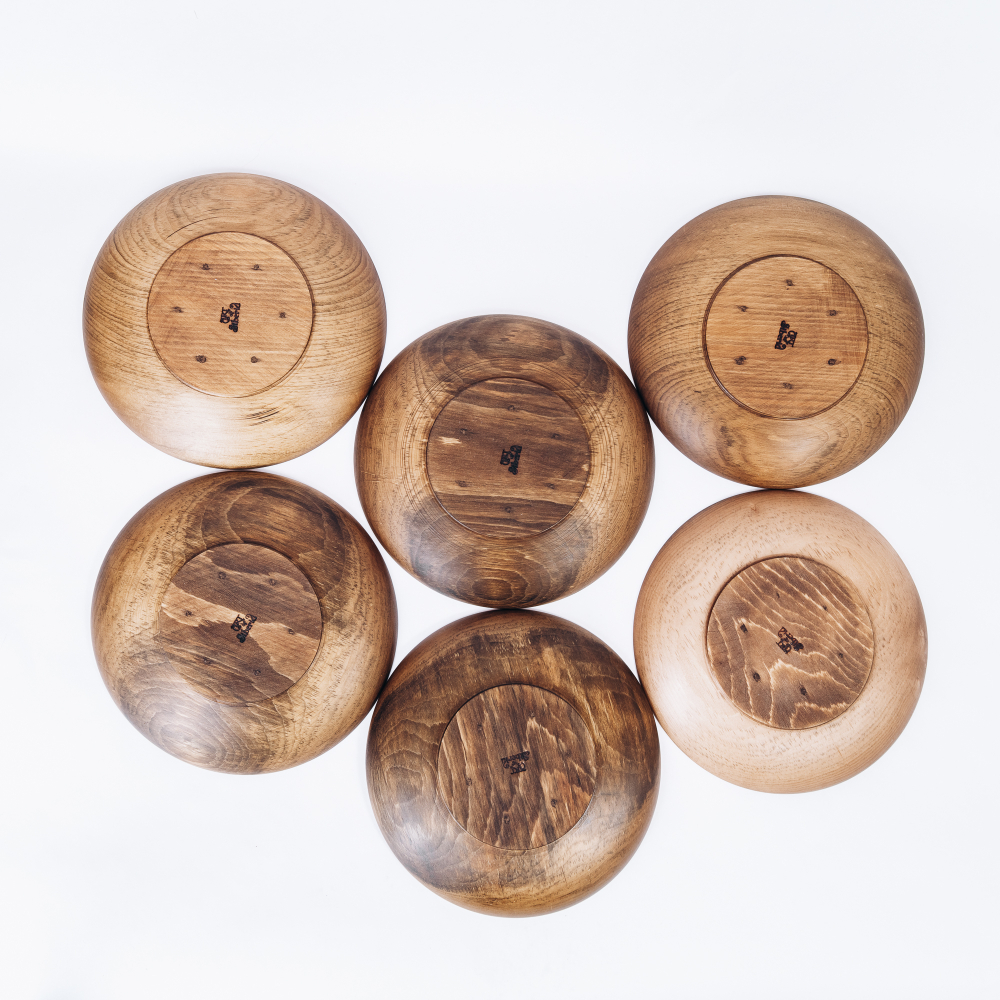 Набор деревянных тарелок Art of Siberia из кедра TN48