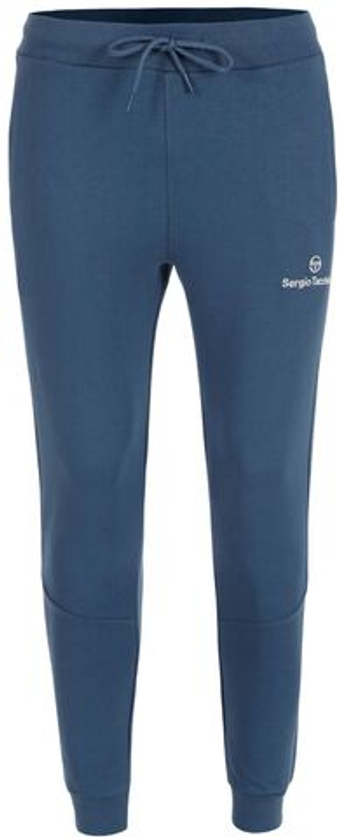 Мужские теннисные штаны Sergio Tacchini Bold 025 Fleece - синий/белый