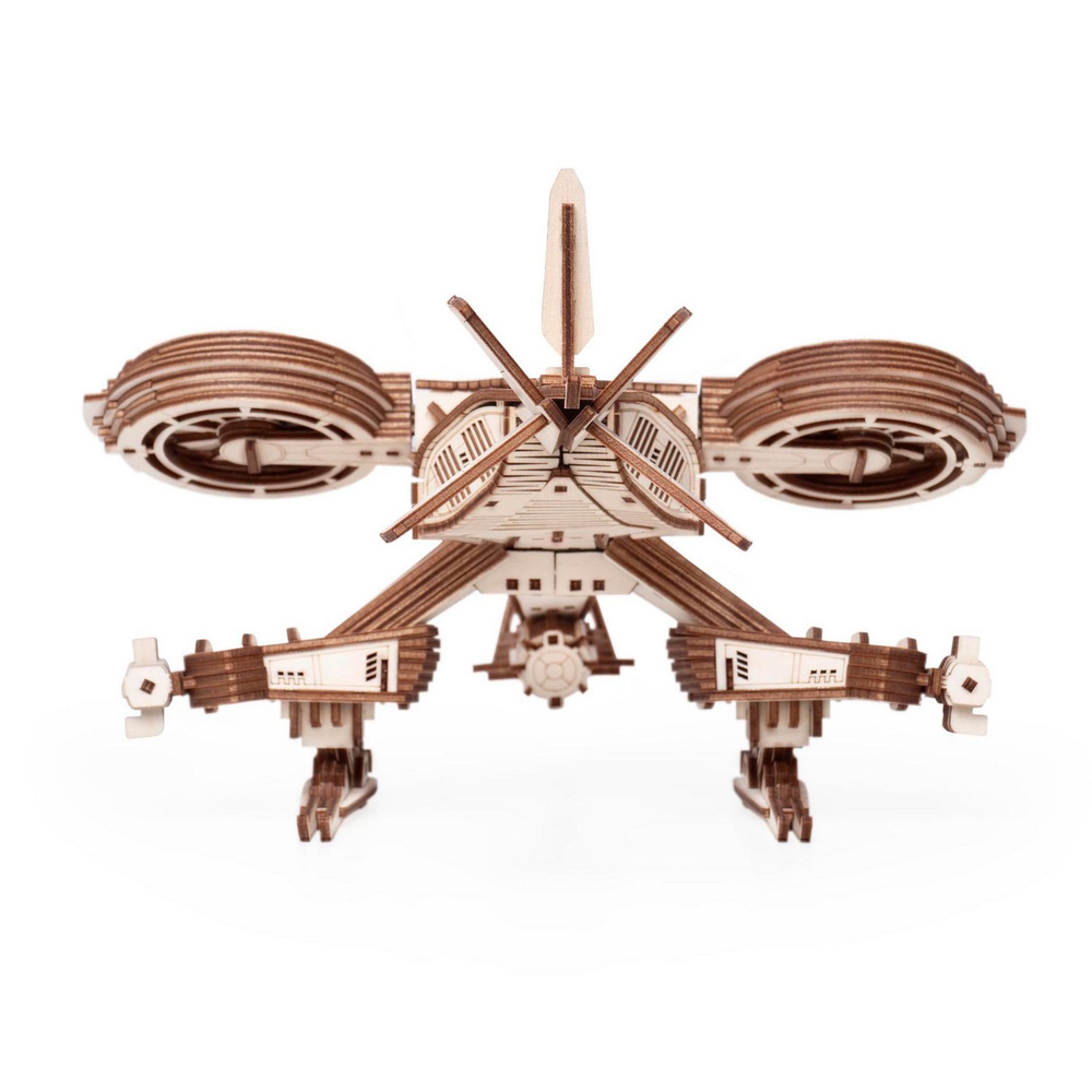 Деревянный конструктор Вертолёт Ночной Беркут (Lemmo)