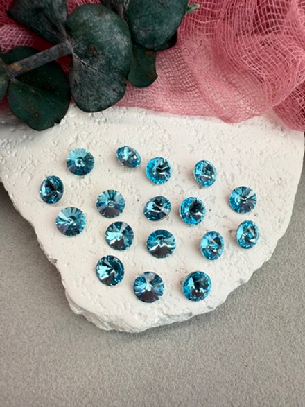 Риволь Rivoli 8 мм, Dark aquamarine