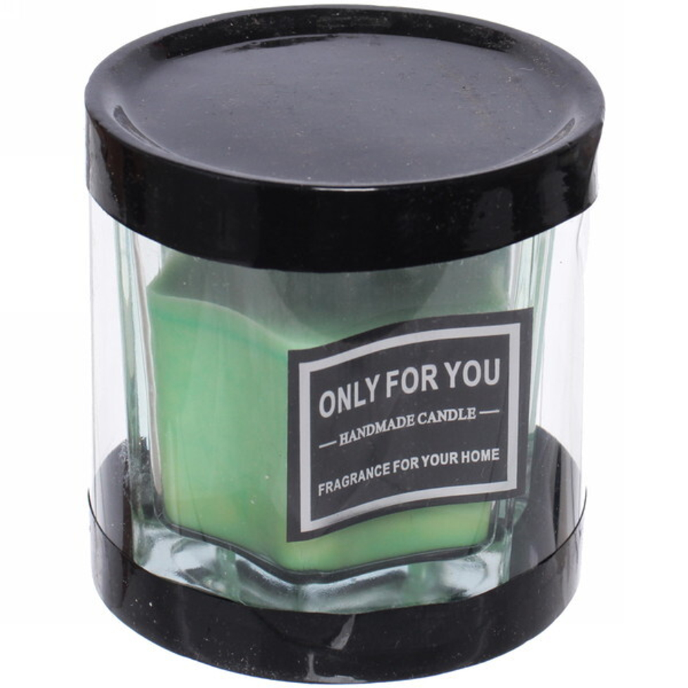 Свеча «Little Star» 7*7,5см в подсвечнике, в подарочной коробке, цвет зеленый LBB