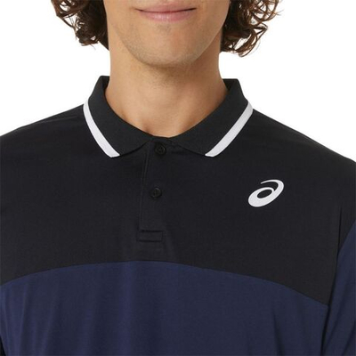 Мужское теннисное поло Asics Court Polo Shirt - midnight/performance black