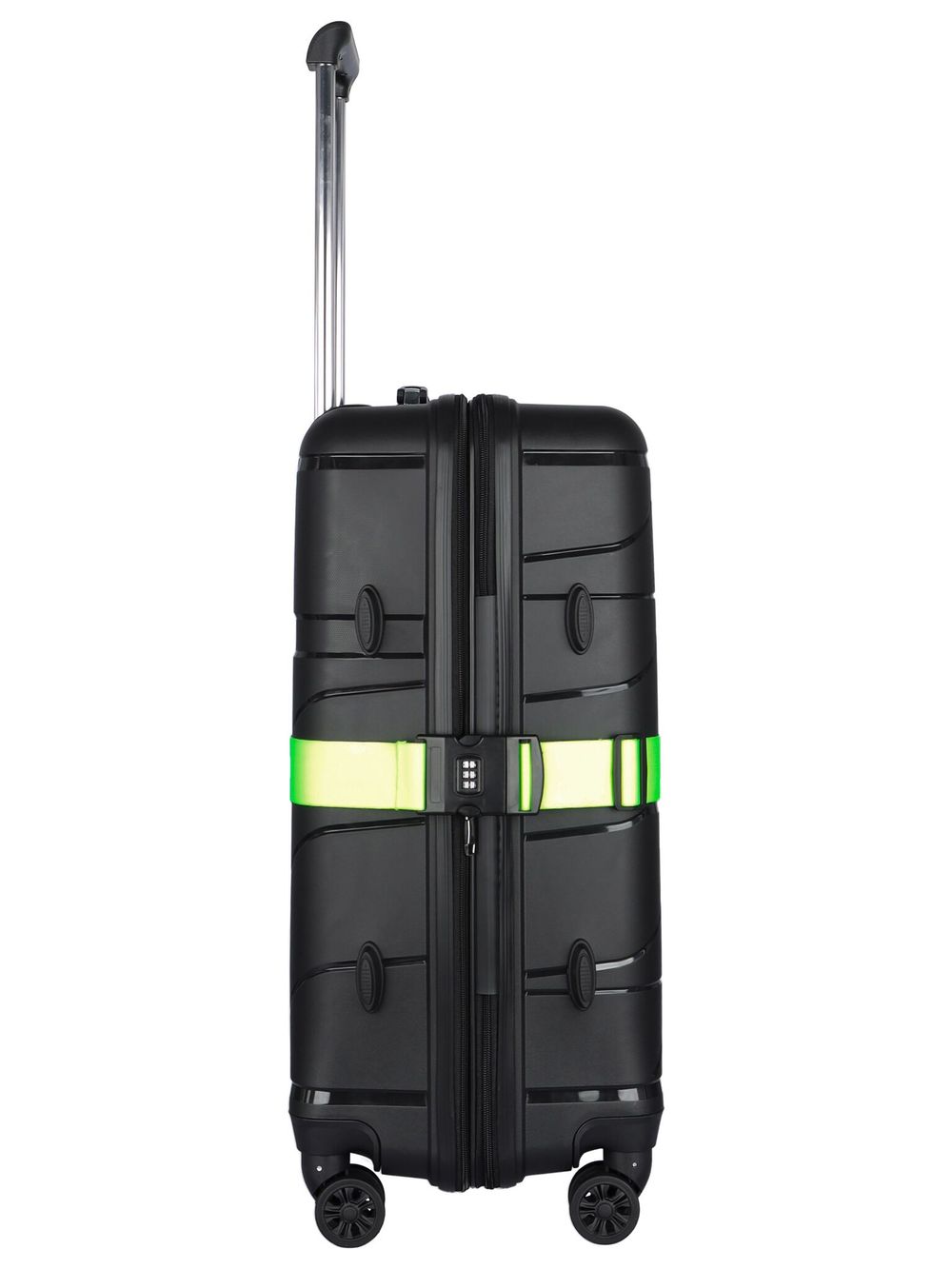 Чемодан 464 / Полипропилен / С Ремнем