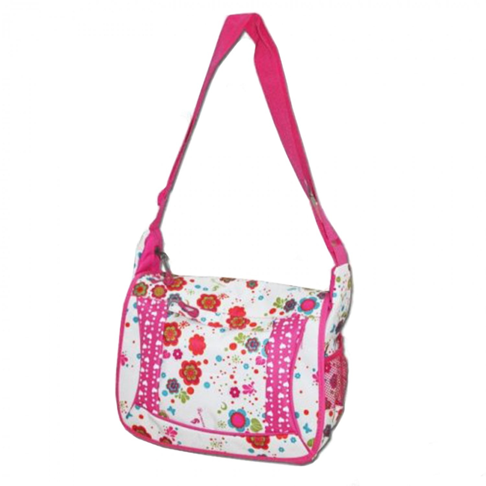 Сумка женская/для девочки Alingar, "Justgland", 250х300х110 мм, рем.через плечо, 1 отделение, влагос. текстиль, внеш. карманы, ассорти (розовый)
