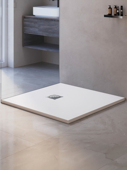 Душевой поддон квадратный RGW ST-W Белый (800x800)