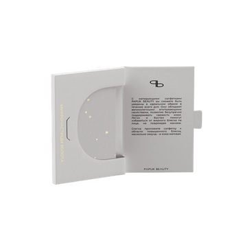 PAPUK BEAUTY Матирующие салфетки с золотой
