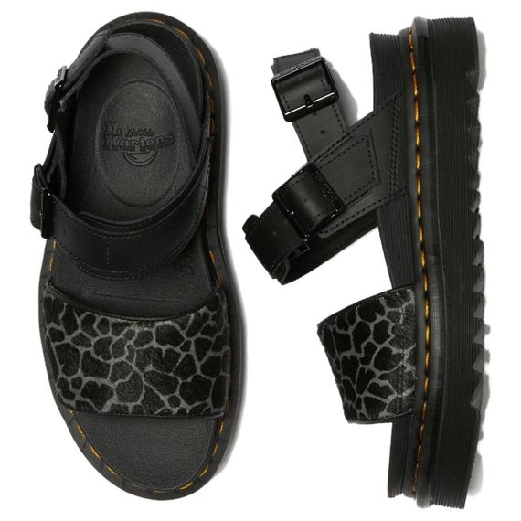 Dr. Martens Voss Animal Print 'Black'