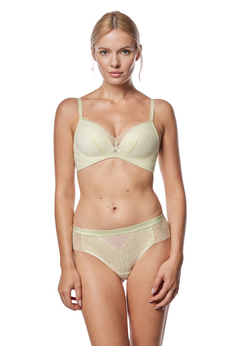 Супер пуш-ап бюстгальтер Janette (Размер: 75B) (Цвет: мятный)