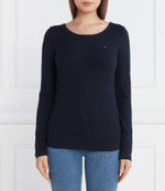 Блузка 5X2 RIB O-NK LS Tommy Hilfiger - темно-синий(WW0WW38869)