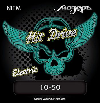 Струны для электрогитары, 10-50, Мозеръ NH-M Medium Hit Drive