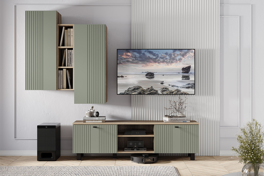 Тумба для ТВ Олива ТБ-09, Дуб каньон, MF12