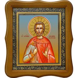 Богдан (Феодот) Кизический Святой мученик. Икона на холсте.