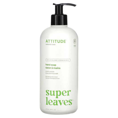 ATTITUDE, Super Leaves, мыло для рук, листья оливы, 473 мл (16 жидк. унц.)