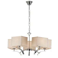 Citilux Эвора Квадро CL460251 Люстра с бежевыми абажурами