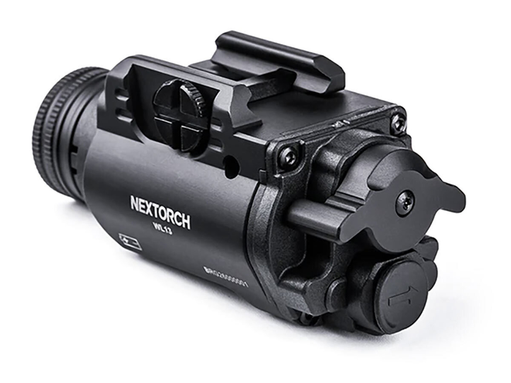 Фонарь подствольный Nextorch WL13, пистолетный, 1300 lm, на Weaver/Picatinny, 2хCR123A, IPX7, 89г (6 шт./уп.)