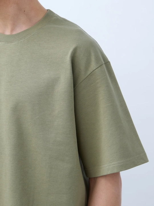 Футболка оверсайз (болотный) 230 г