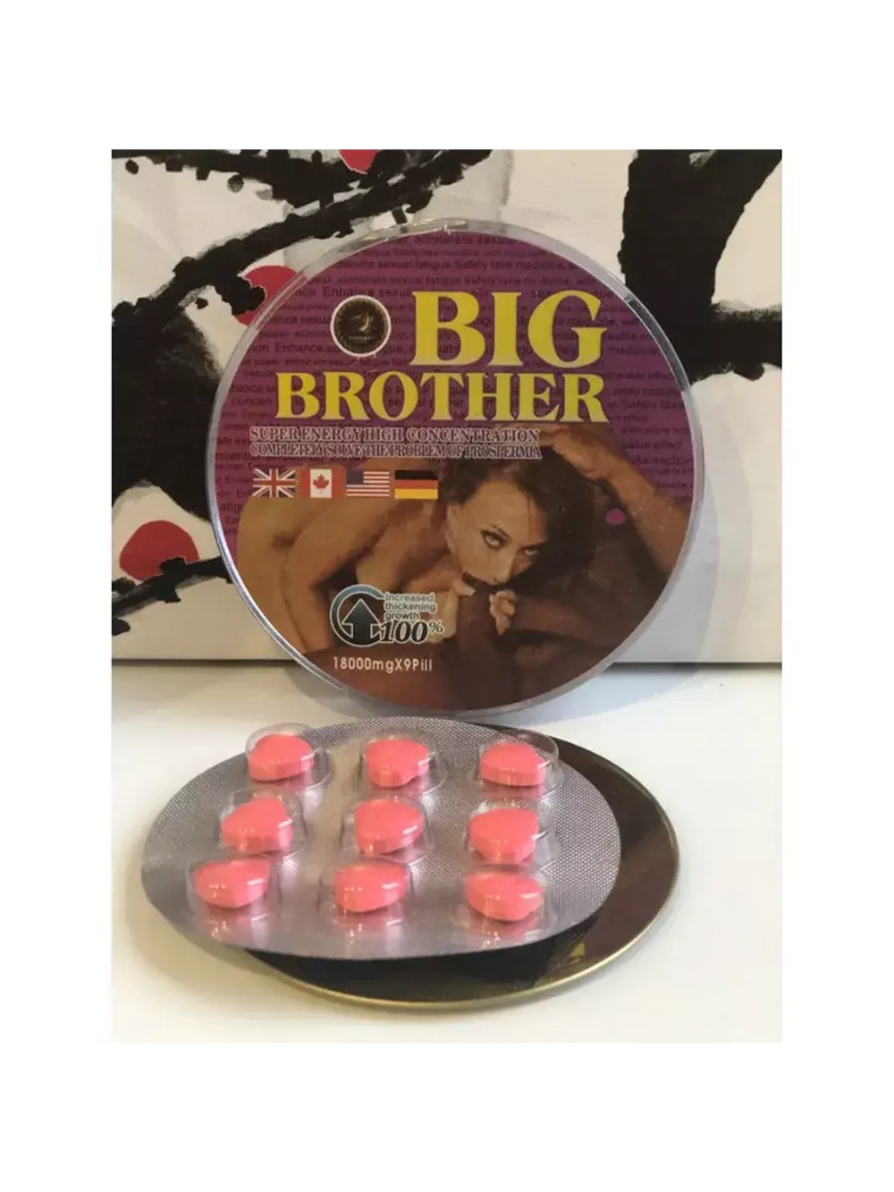 BIG BROTHER для мужчин 9 таблеток E-0122