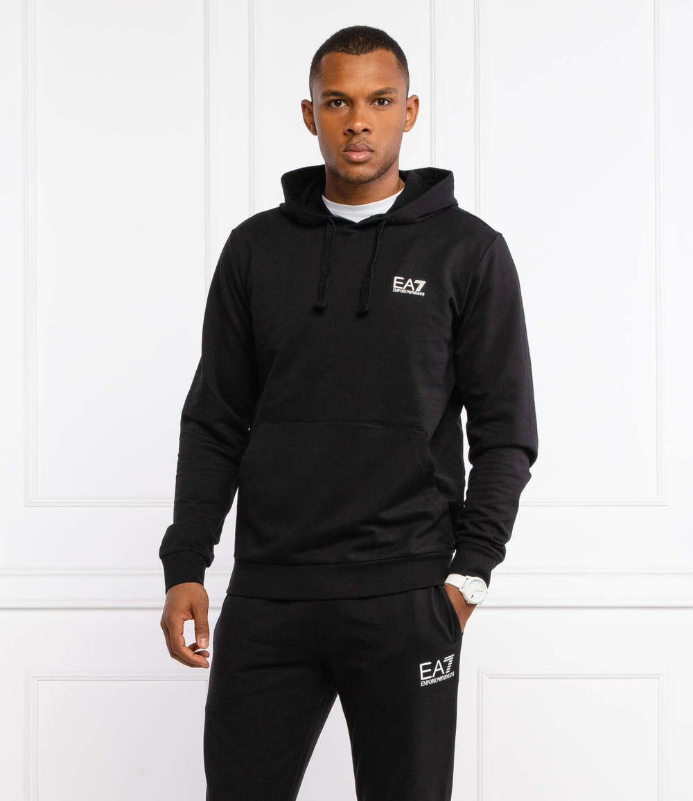 Худи EA7 - черный(8NPM04 PJ05Z)