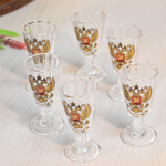 Набор рюмок 6шт 25мл Лафитник "Золотой герб России"