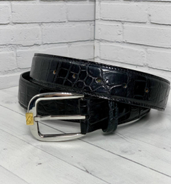 Ремень Brioni из кожи крокодила