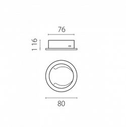 Рамка накладная для светильника Lightstar Rullo 204487