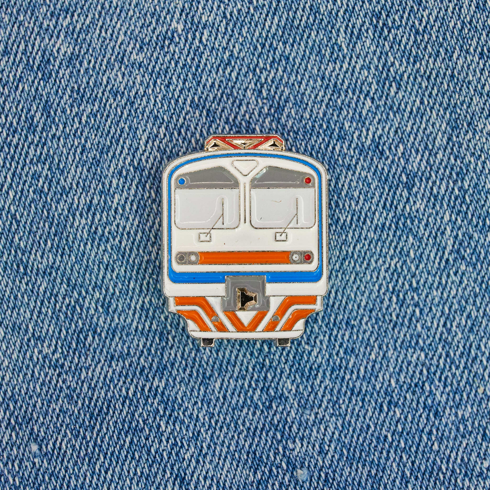 Значок электропоезд ЭД4М белый